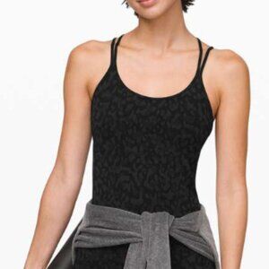 Lululemon x Soul Cycle Free To Be Tank Everlux in Camo Deep Coal Multi (size 4)